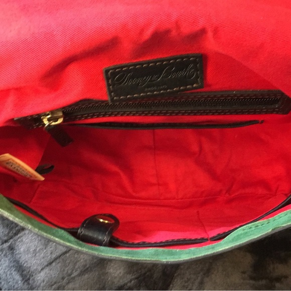 Dooney & Bourke Florentine Full Flap Saddle Bag in Black - Picture 11 of 12